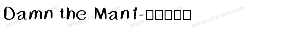 Damn the Man1字体转换